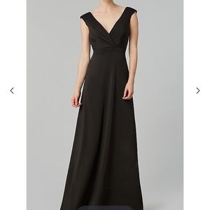 Black formal bridesmaid long dress Kleinfield
